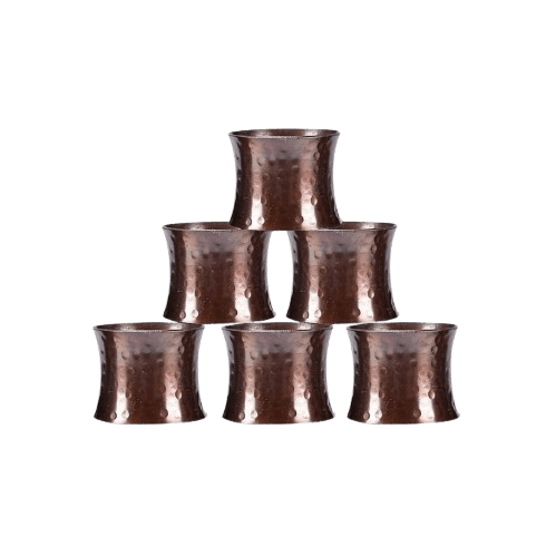 IRON NAPKIN RING (ANTIQUE) SET OF 6